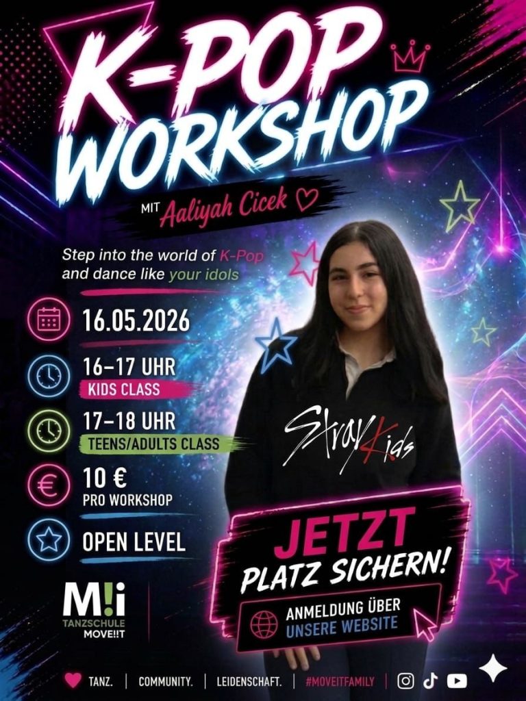 Events und Veranstaltungen deiner Tanzschule MOVE!iT in Ludwigsbrug, Bietigheim-Bissingen, Ingersheim und Gerlingen im Überblick