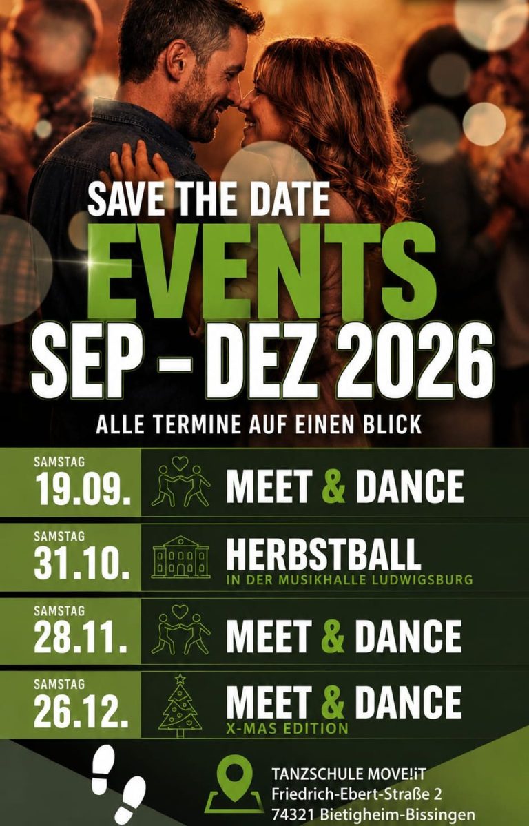 Ballettkurse in Bietigheim-Bissingen bei Deiner Tanzshcule MOVE!iT
