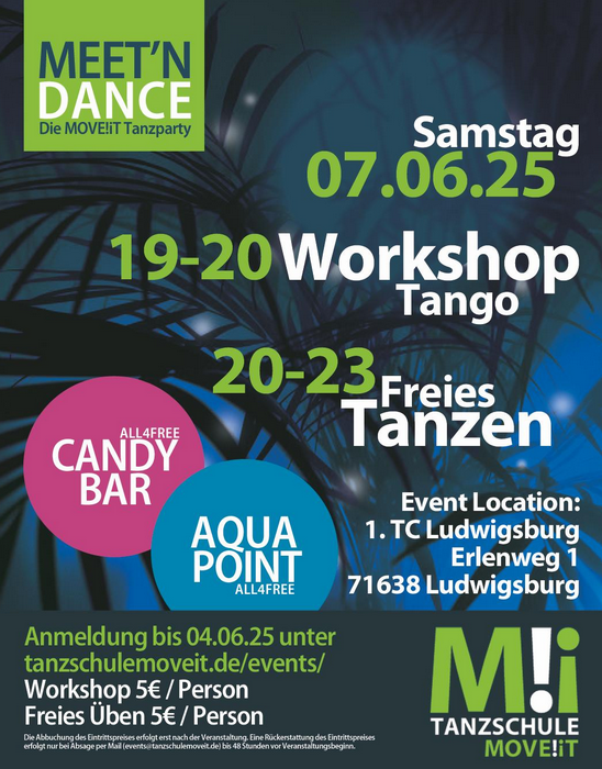 Meet & Dance mit Slowfox Workshop MOVE!iT in Ludwigsburg